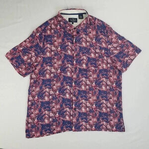 Nat Nast Men's Naval Blue Logo Tag Large Shirt